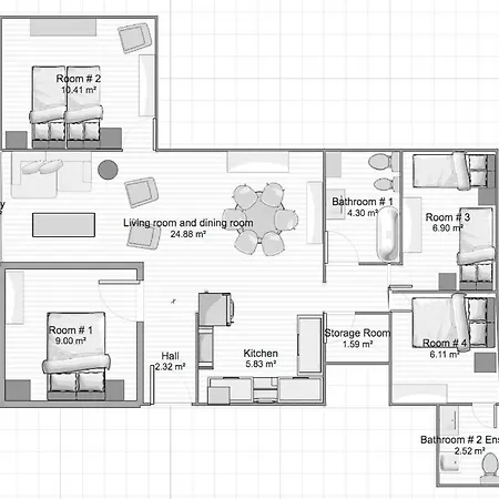 Acogedor 8pax 4bdr 2bth - Cozyhomesevilla1 * إشبيلية